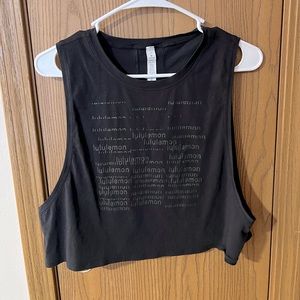 lululemon all yours cropped tank sz 10